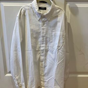 French Toast White Long Sleeve Button-Down Shirt